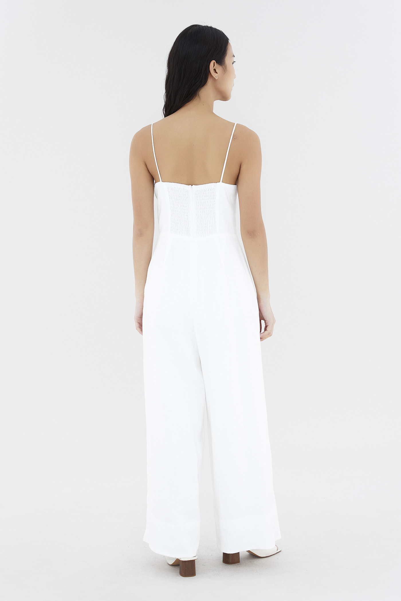 Henzo Linen Wide Leg Jumpsuit The Editor s Market