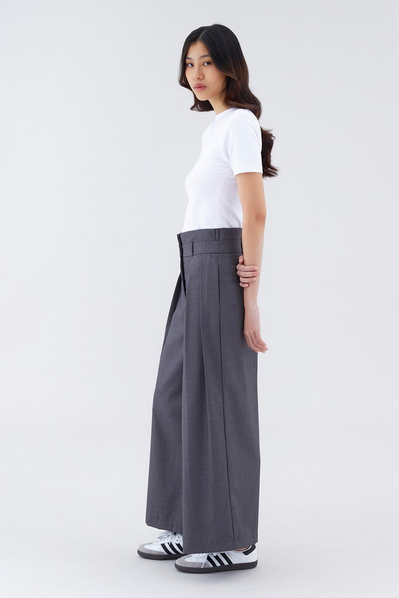 Negan High-Rise Wide Leg Pants