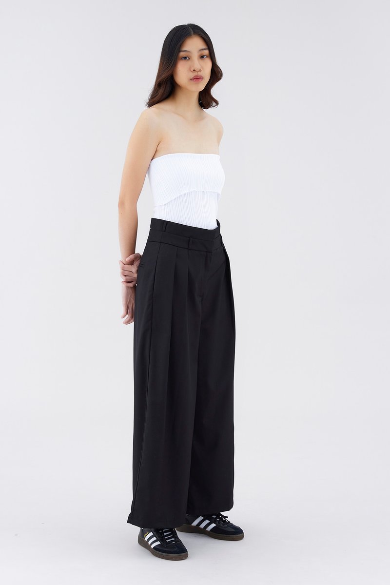 Negan High-Rise Wide Leg Pants