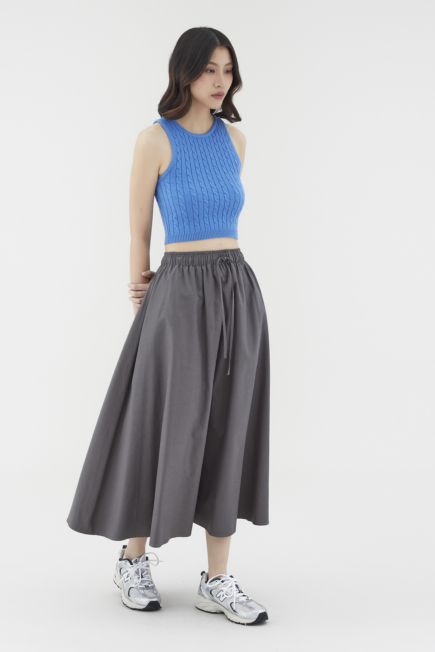 Dellis Drawstring Skirt | The Editor's Market