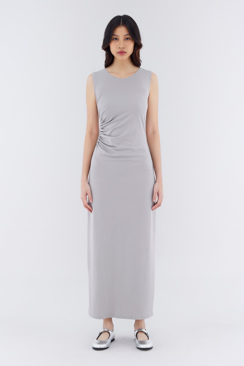 Jaendry Side Ruch Fitted Dress