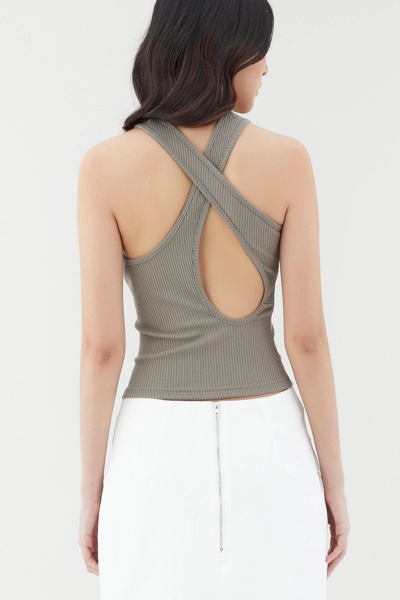 Malca Cut-Out Back Top