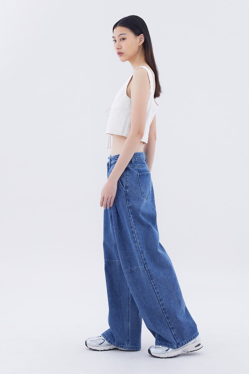 Hilla Mid-Rise Denim Relaxed Jeans