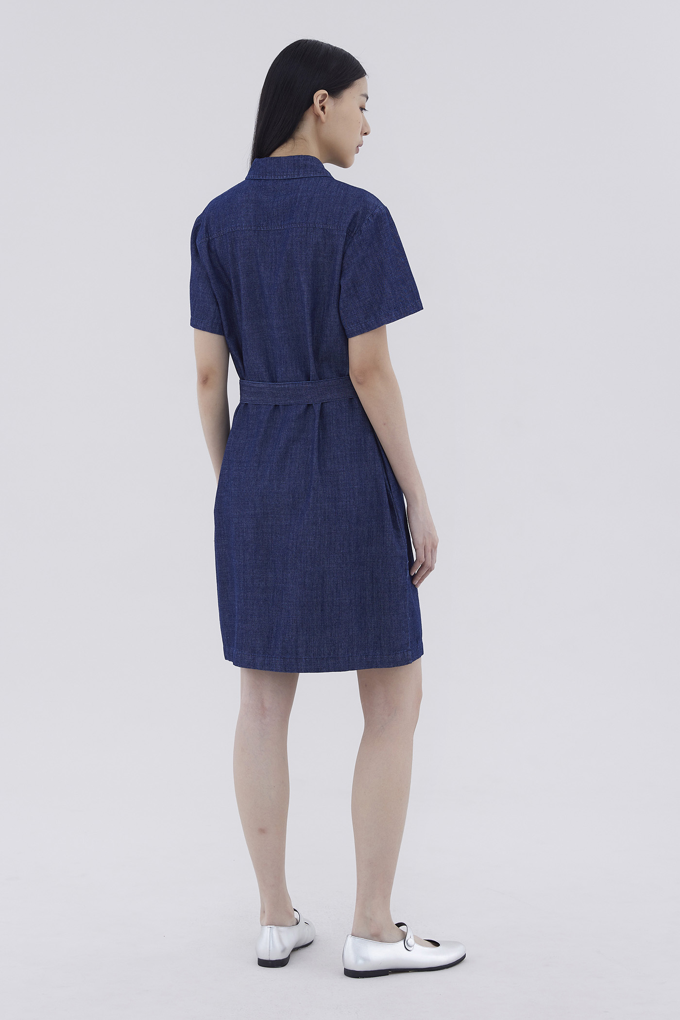 Paola Half Button Shirt Dress The Editor s Market