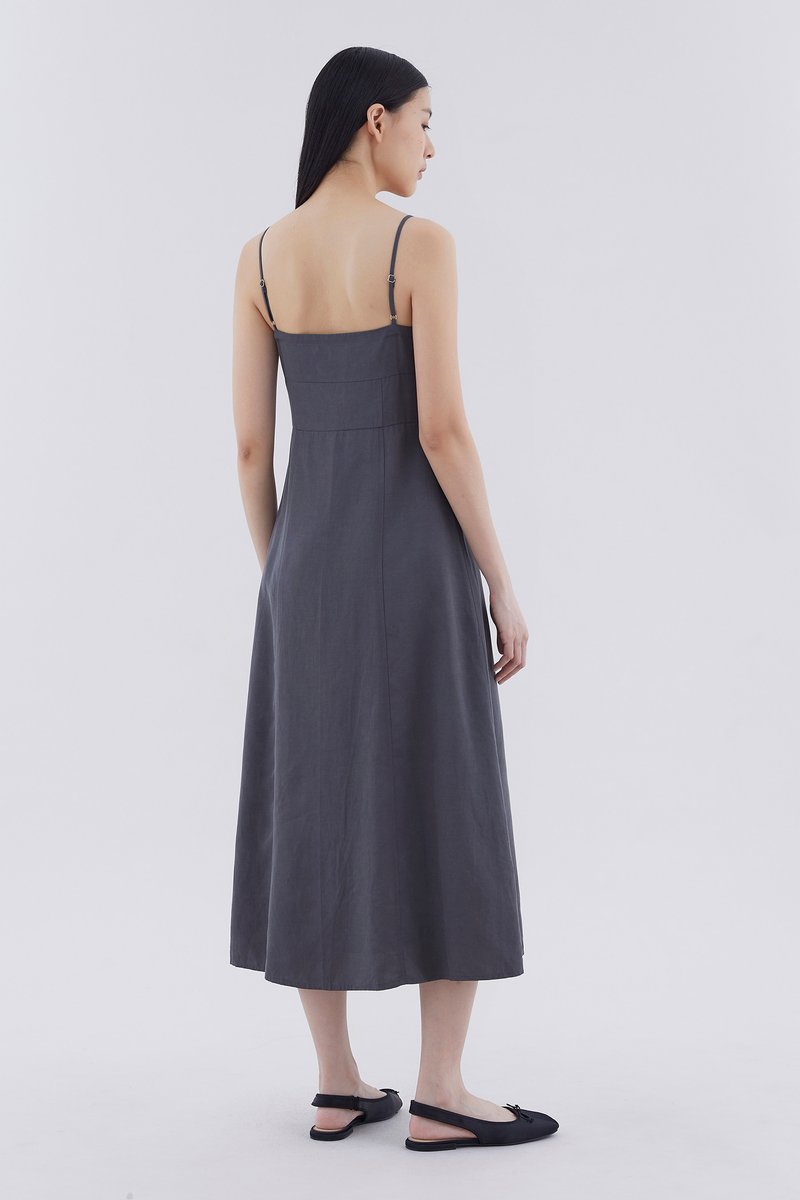 Amora Button-Front Dress