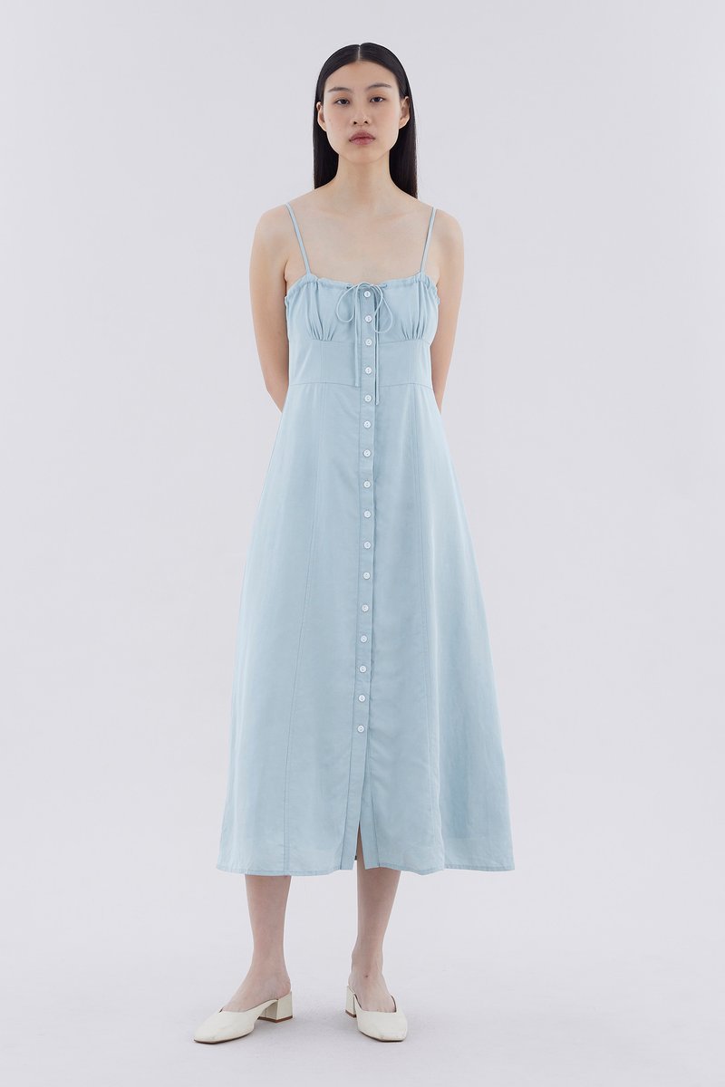Amora Button-Front Dress