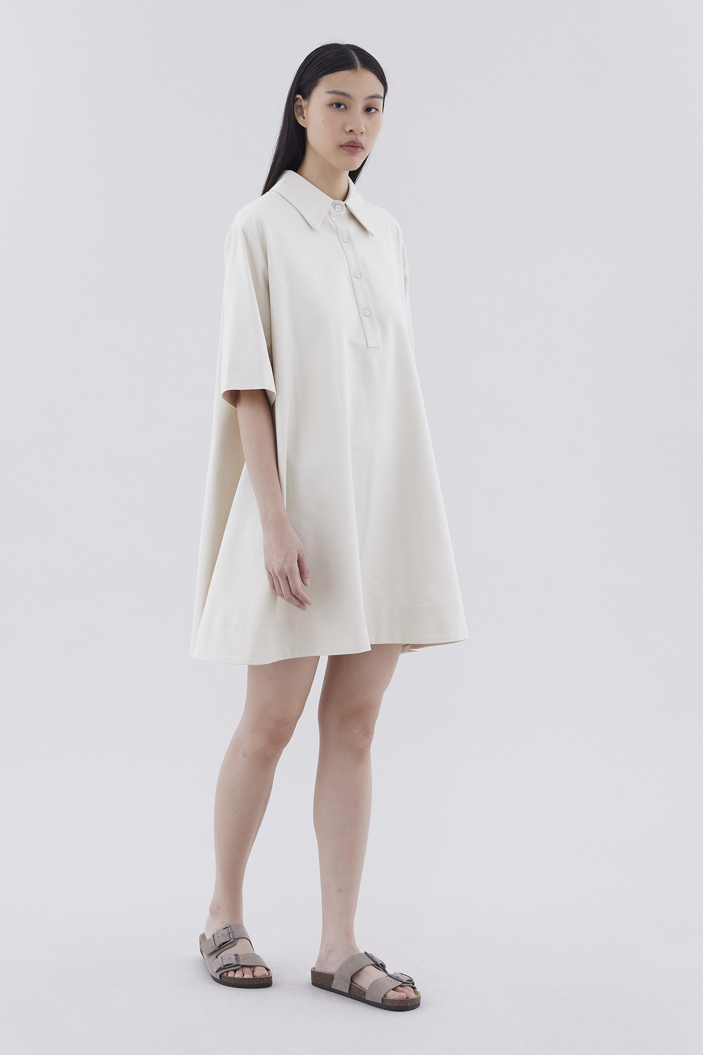 Melina Oversized Shirt Dress The Editor s Market