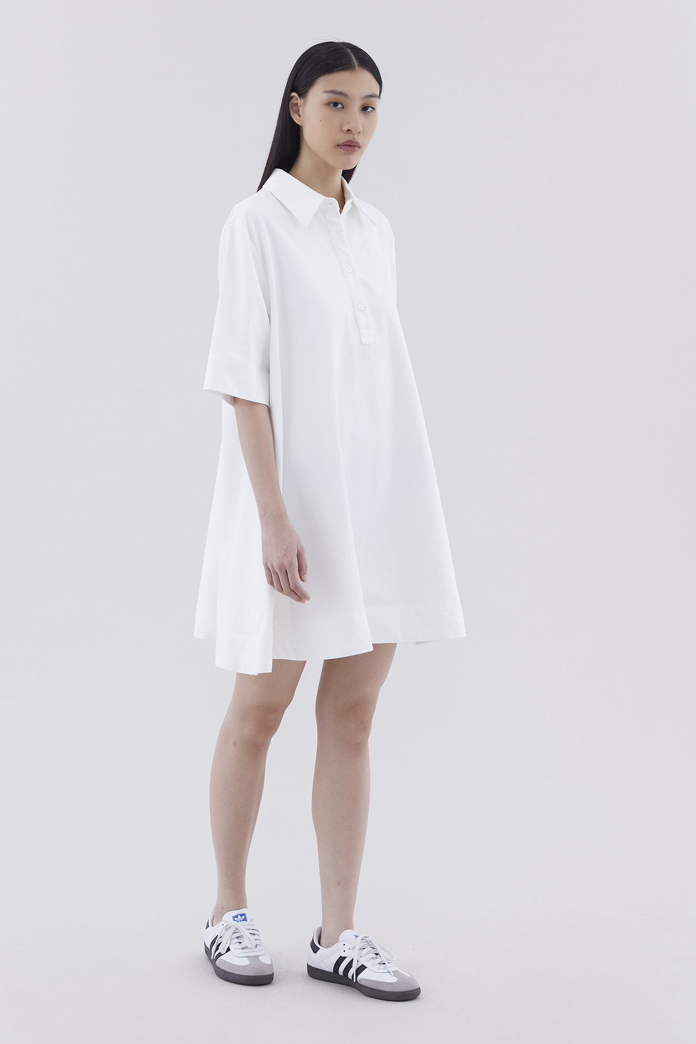 Melina Oversized Shirt Dress The Editor s Market