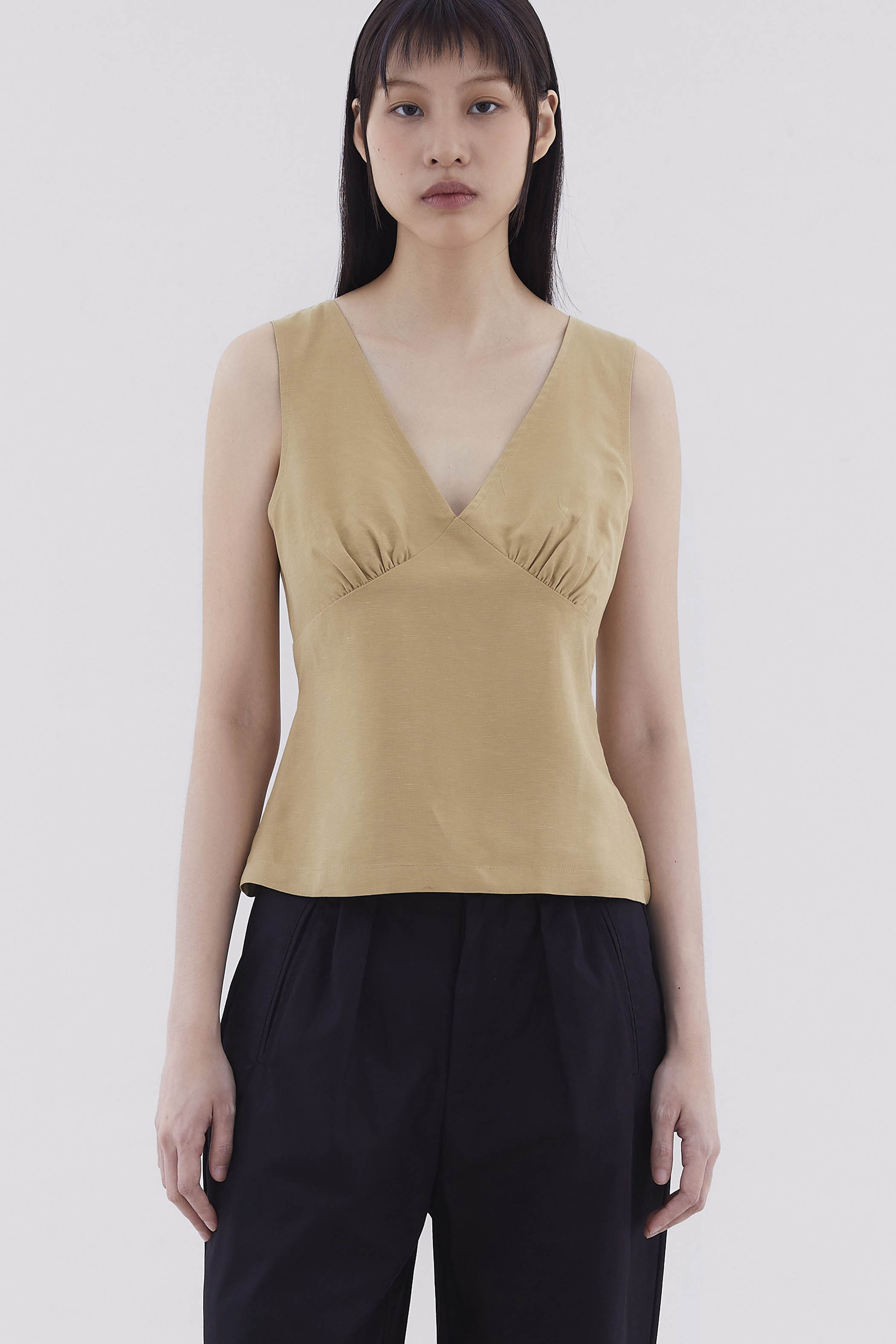 Low cut v neck shop