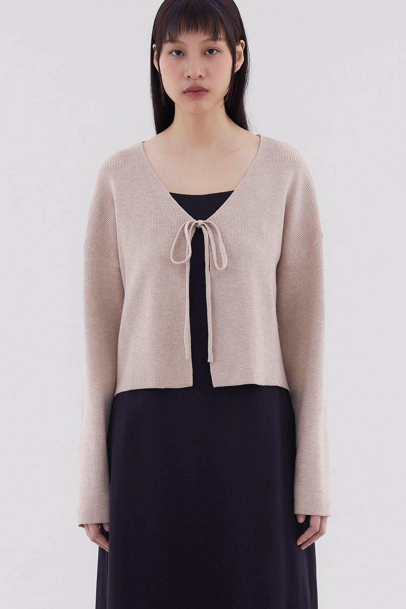 Zephy Front-Tie Relaxed Cardigan