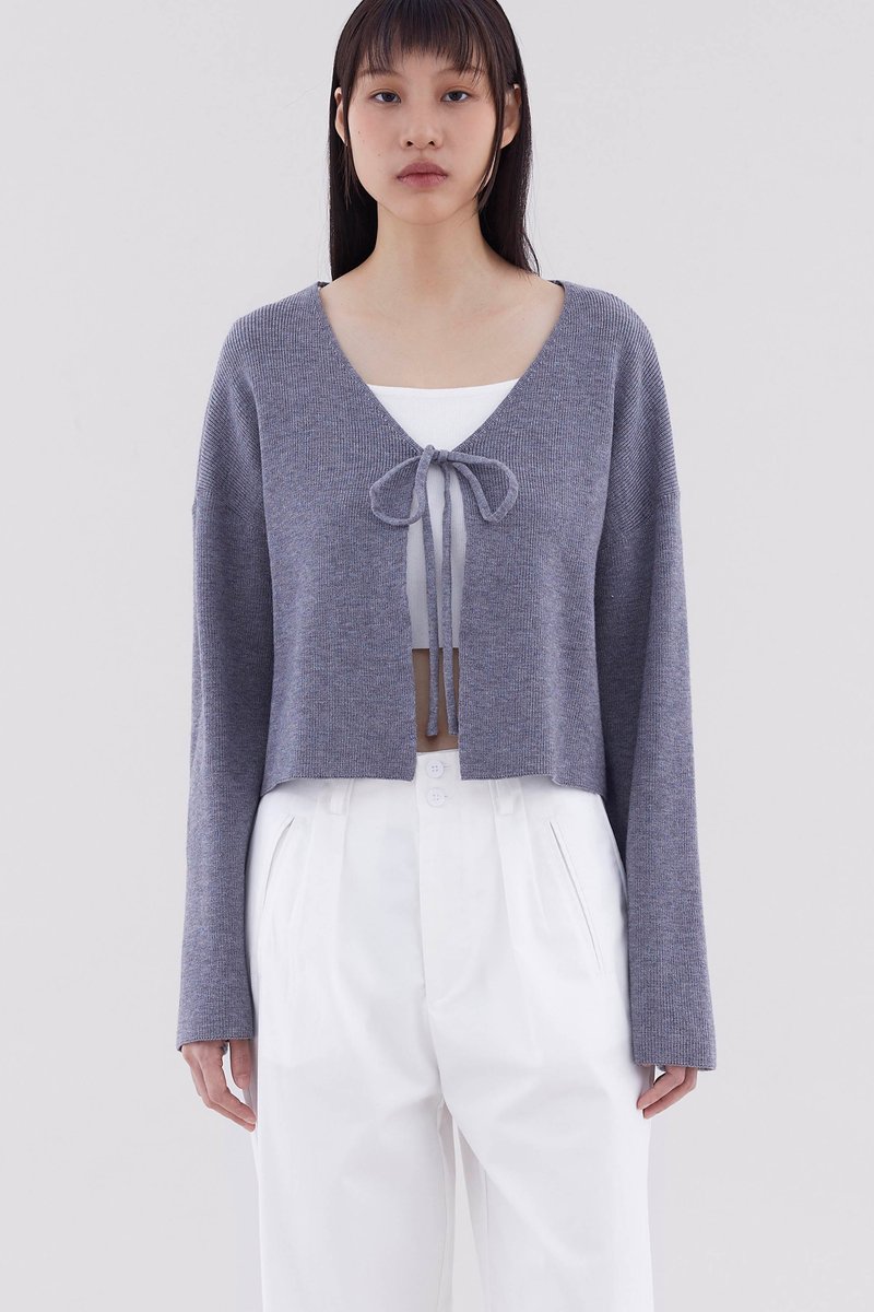 Zephy Front-Tie Relaxed Cardigan