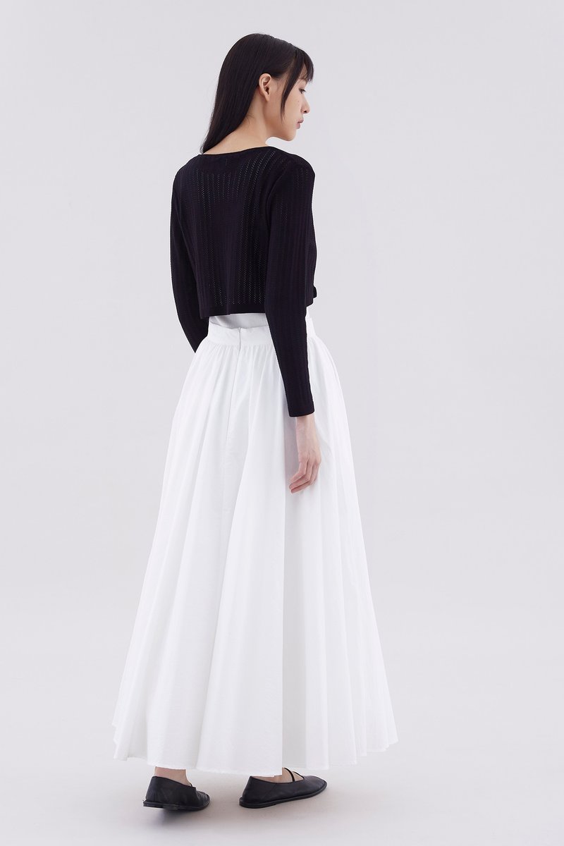 Tolly Tie-Front Crop Cardigan