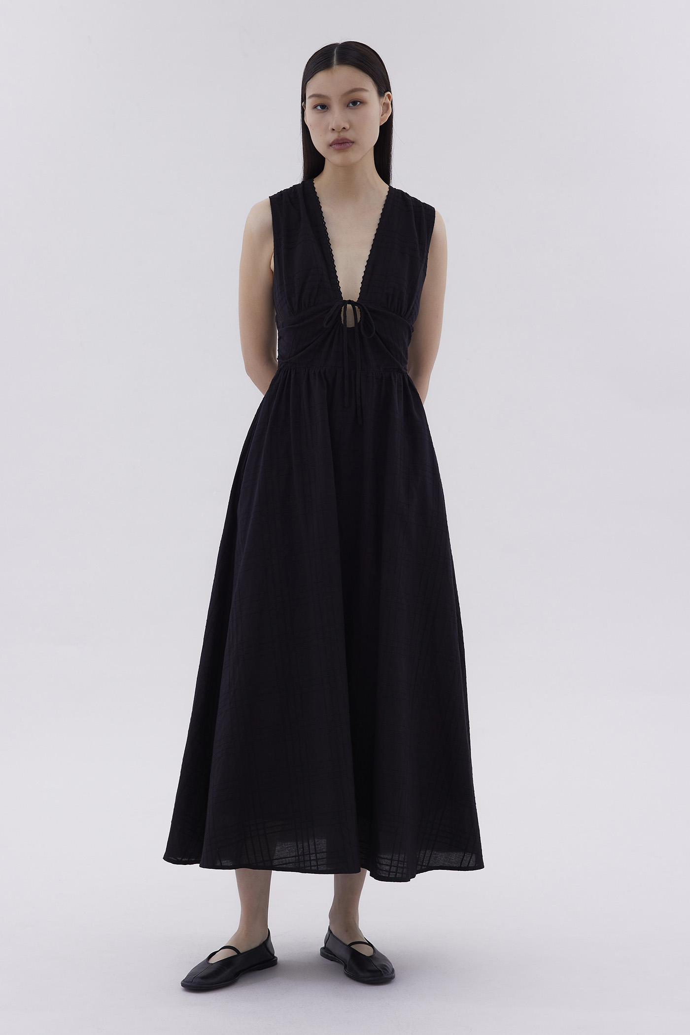 Low neck dress clearance