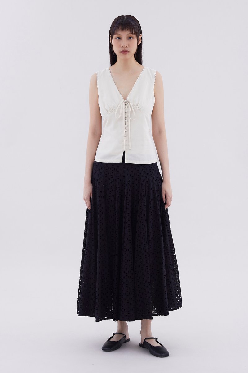 Delyne Fluted Skirt
