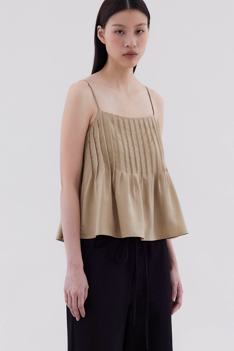 Trixcia Pleated Top