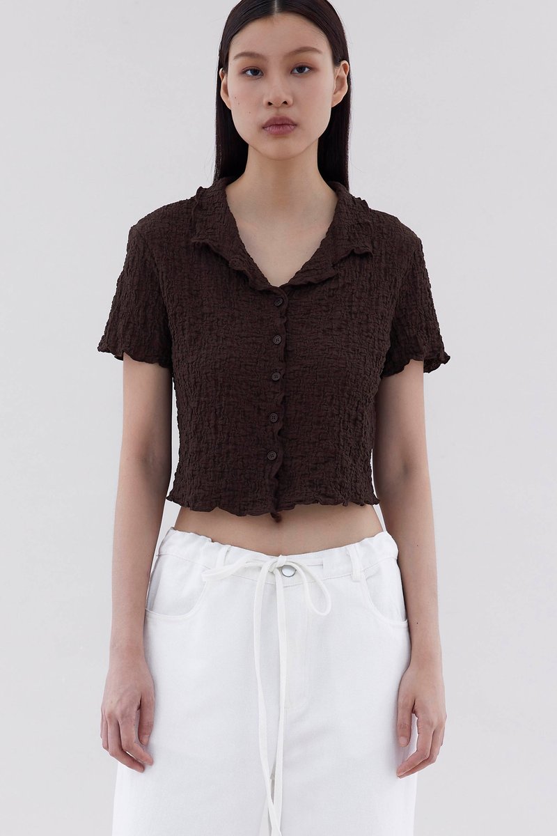 Damaris Textured Shirt