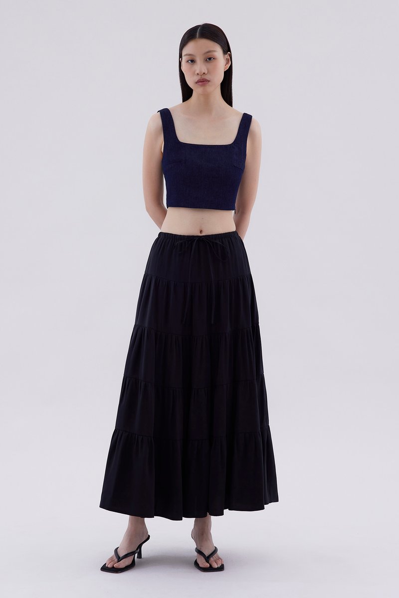 Garsha Tiered Skirt