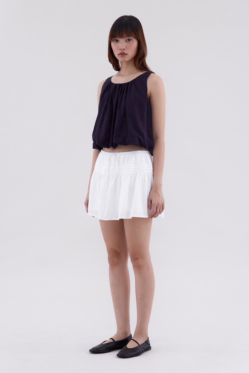 Hazelyn Gathered Neck Top