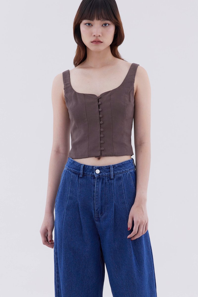 Lydea Button Down Top