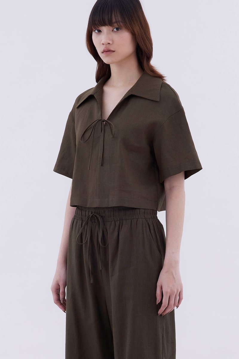 Harper Crop Shirt
