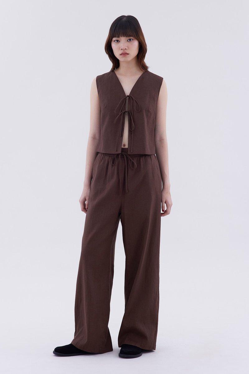 Ellendra Front Tie Top