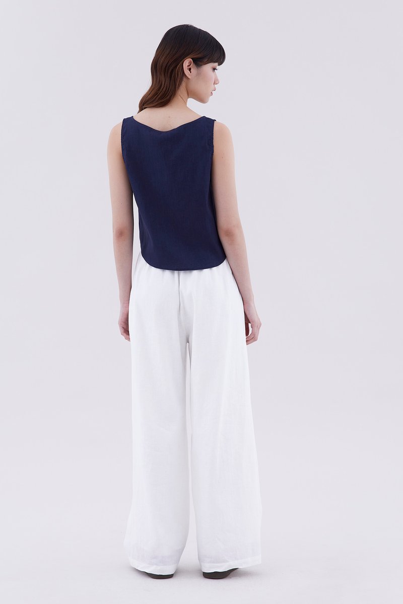 Seleve Button-Down Relaxed Top