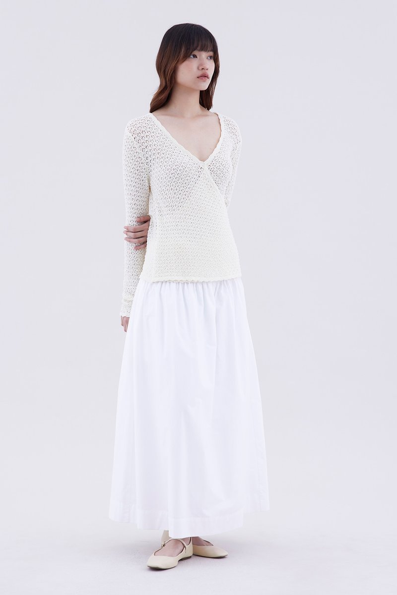 Maredith Wrap Knit Top