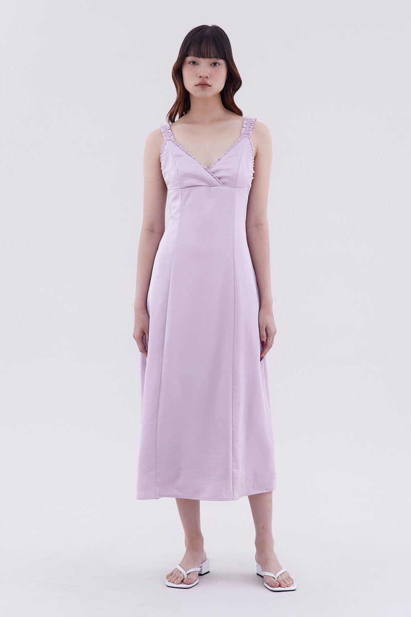 Delma Ruch-Strap Slip Dress