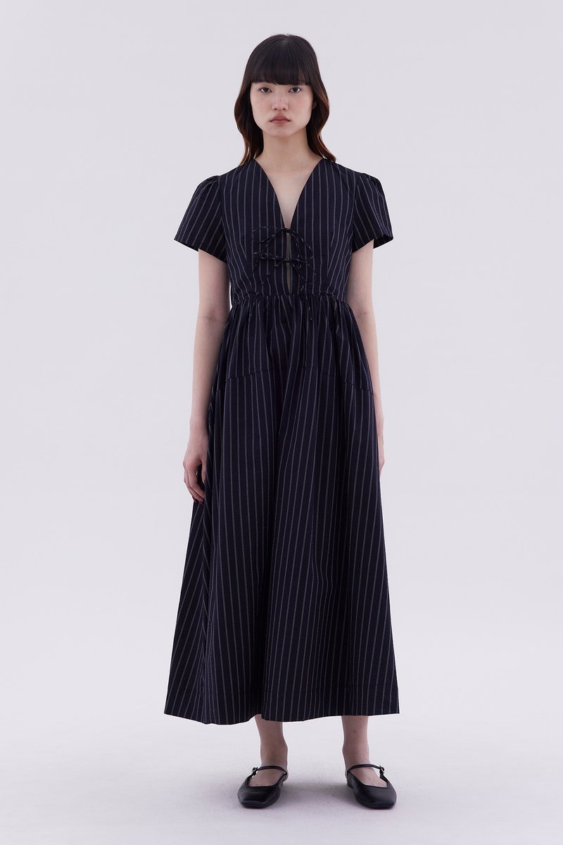 Ravora Tie-Front Dress
