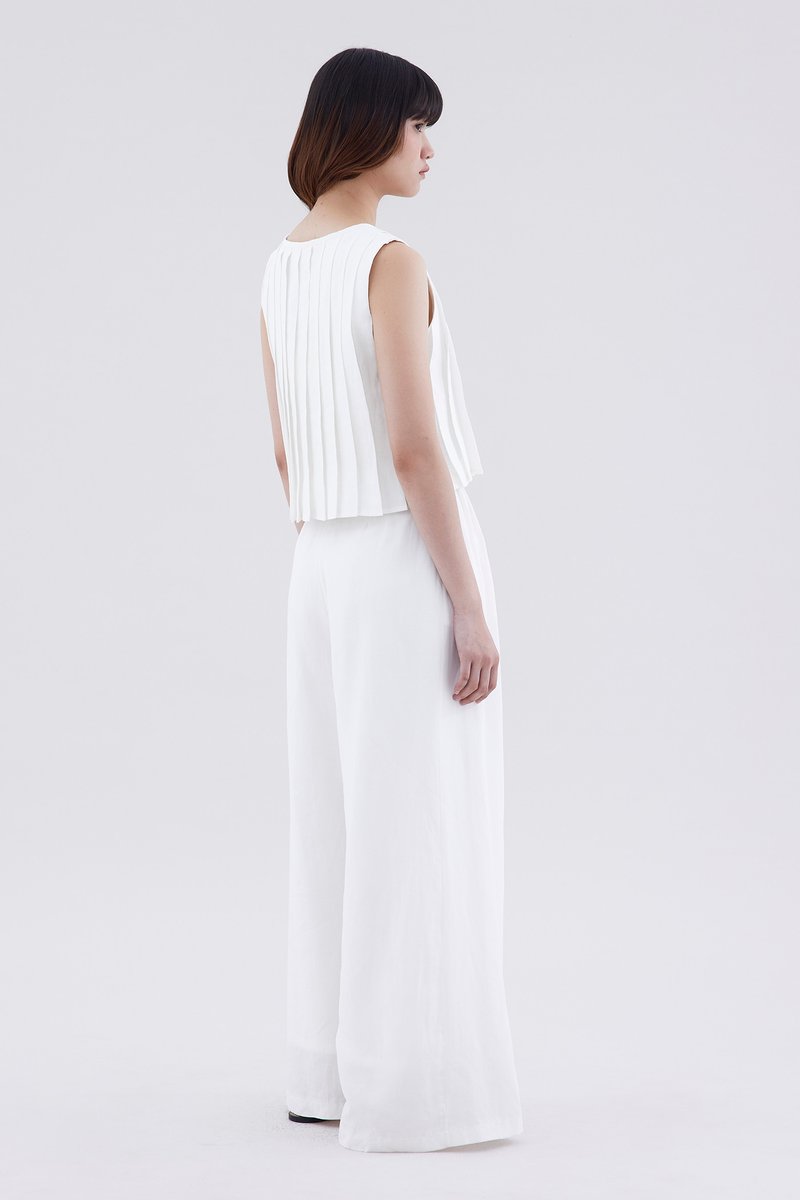 Averi Pleated Boxy Top