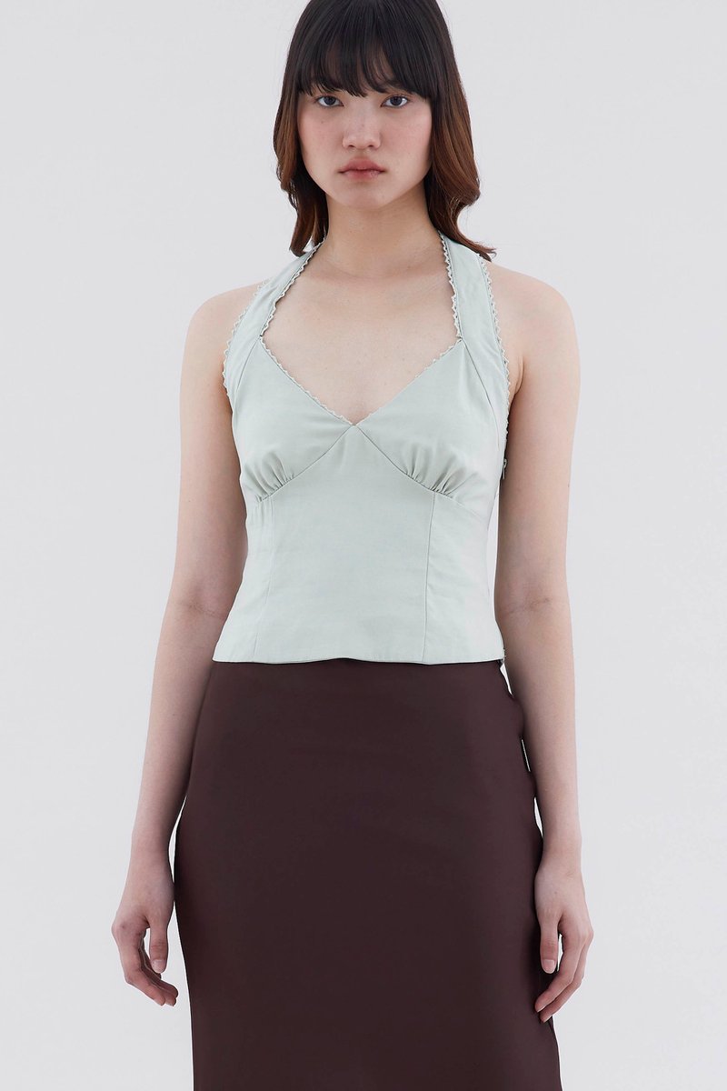 Felene Halter-Tie Top
