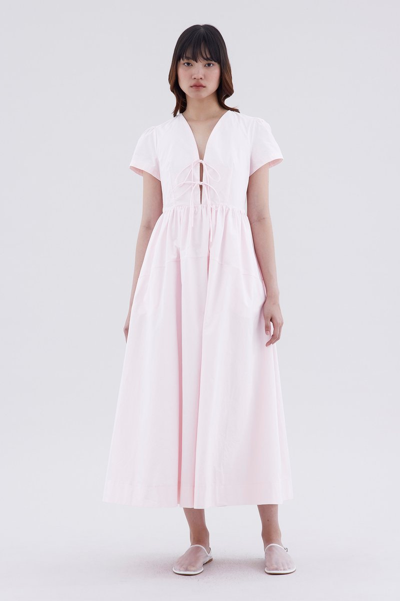 Ravora Tie-Front Dress