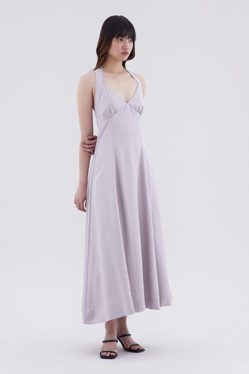 Julane Halter-Tie Dress