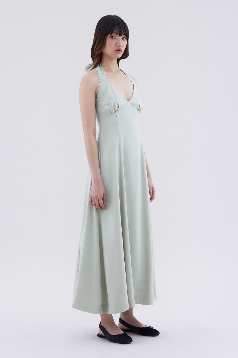 Julane Halter-Tie Dress