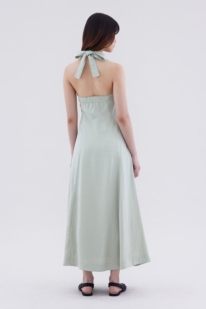 Julane Halter-Tie Dress