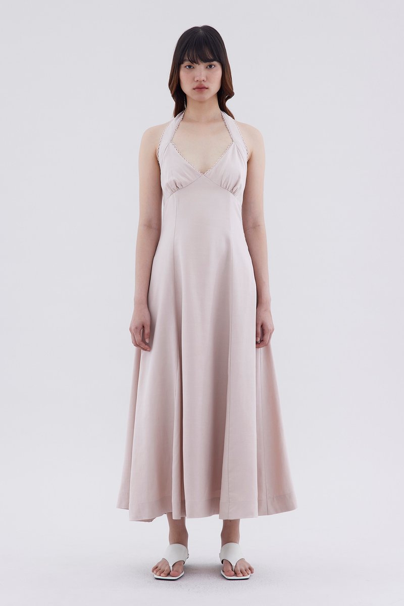 Julane Halter-Tie Dress