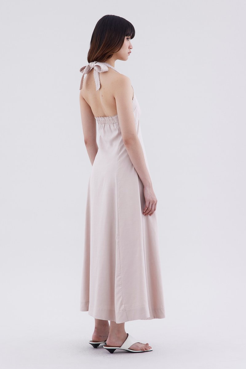 Julane Halter-Tie Dress