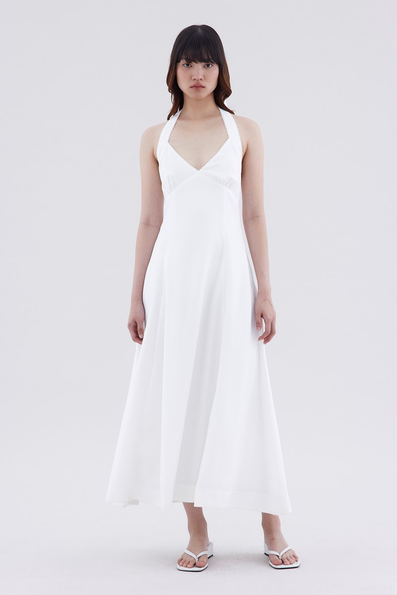 Julane Halter-Tie Dress