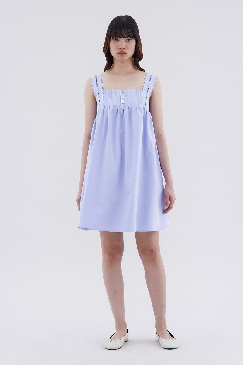 Astra Pin Tuck Short Dress