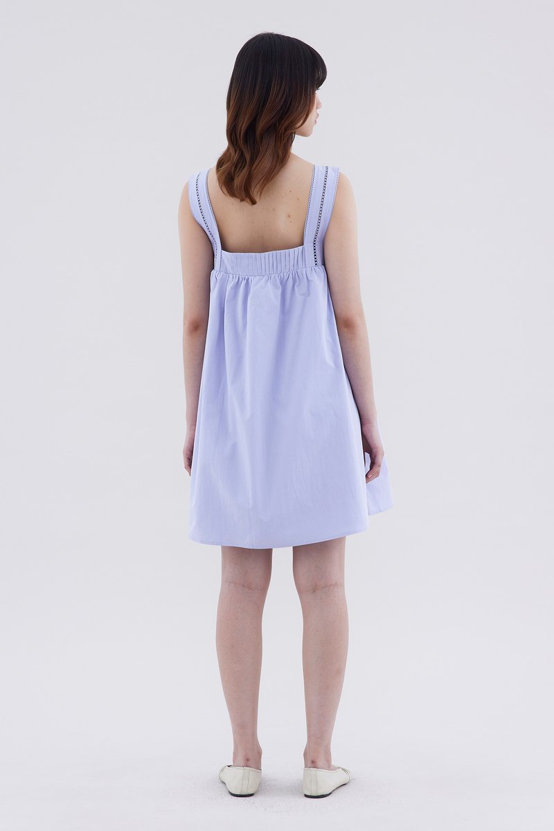 Astra Pin Tuck Short Dress