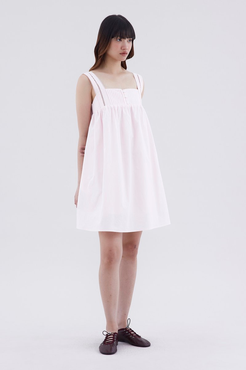 Astra Pin Tuck Short Dress