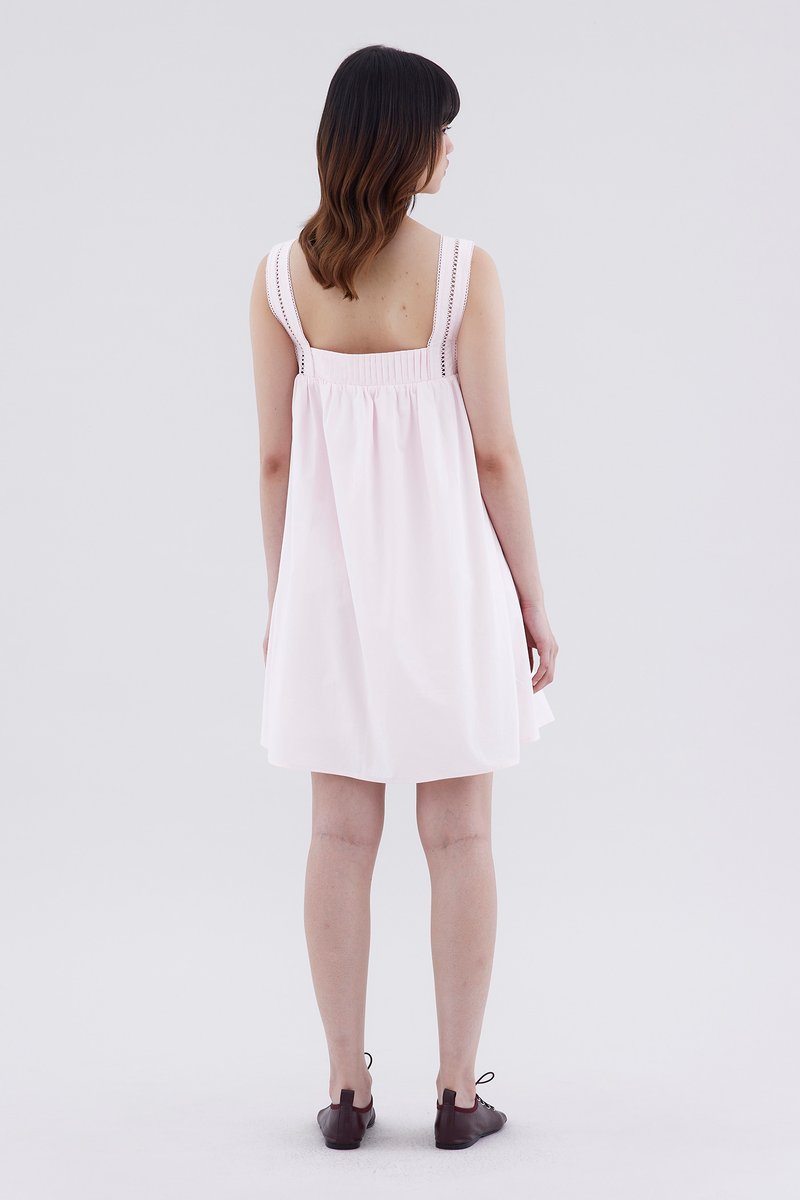 Astra Pin Tuck Short Dress