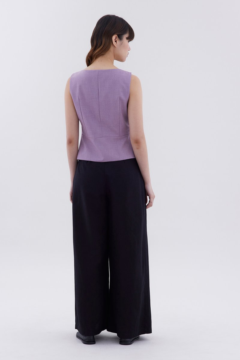 Paely Open-Slit Top