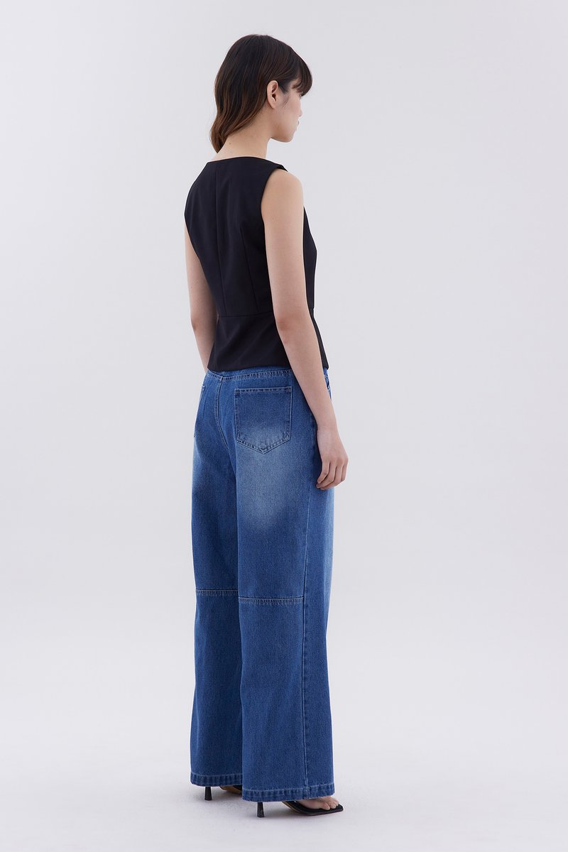 Paely Open-Slit Top