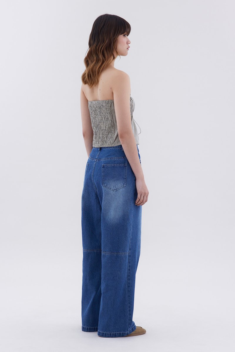 Caeri Mid-Rise Straight Jeans