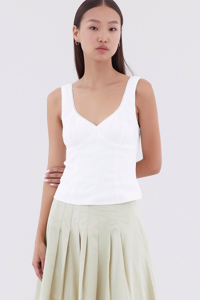 Yoala Bustier Fitted Top