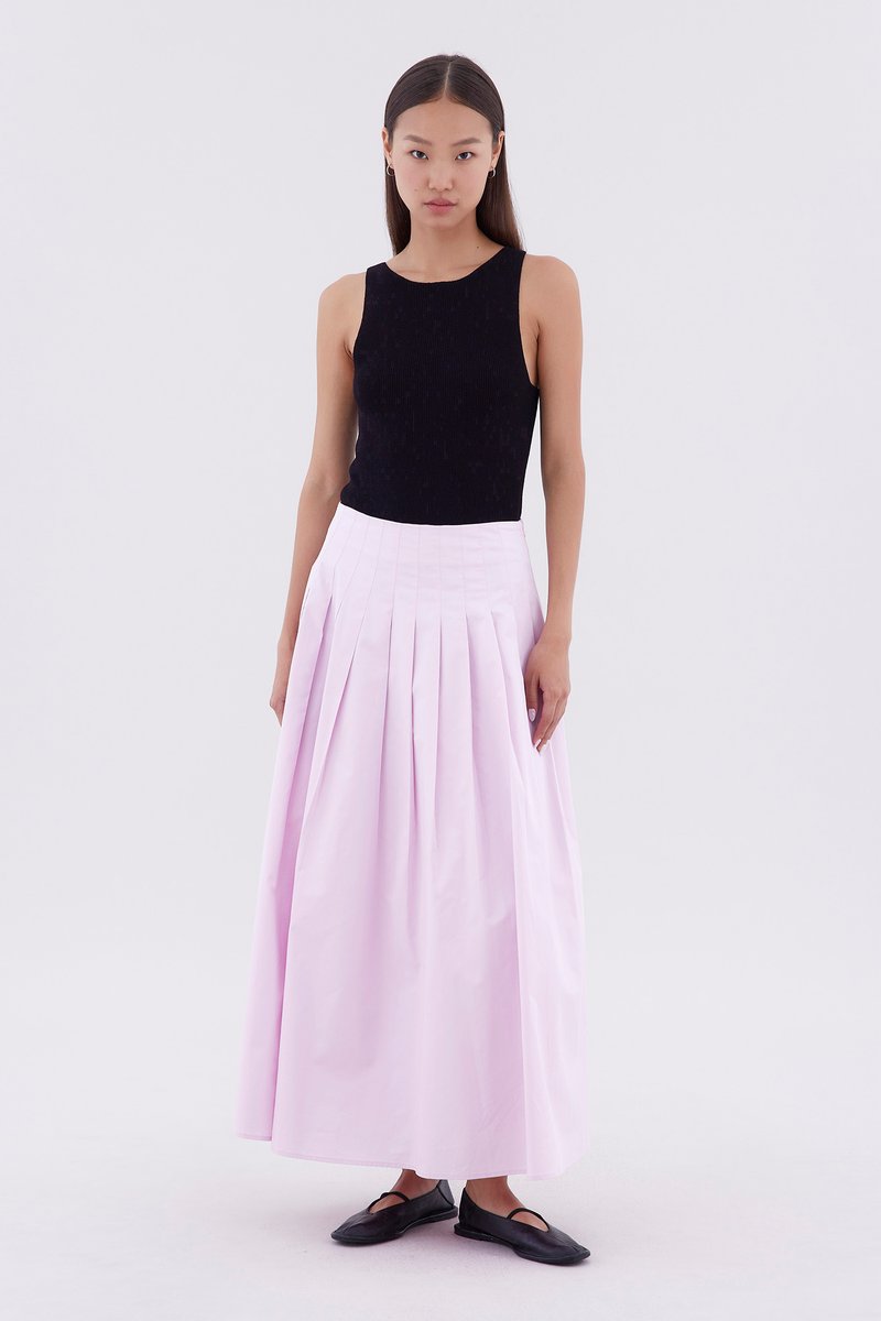 Sonia Pleated Full Skirt