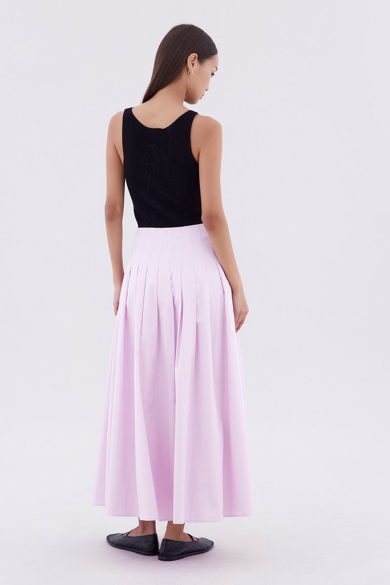 Sonia Pleated Full Skirt