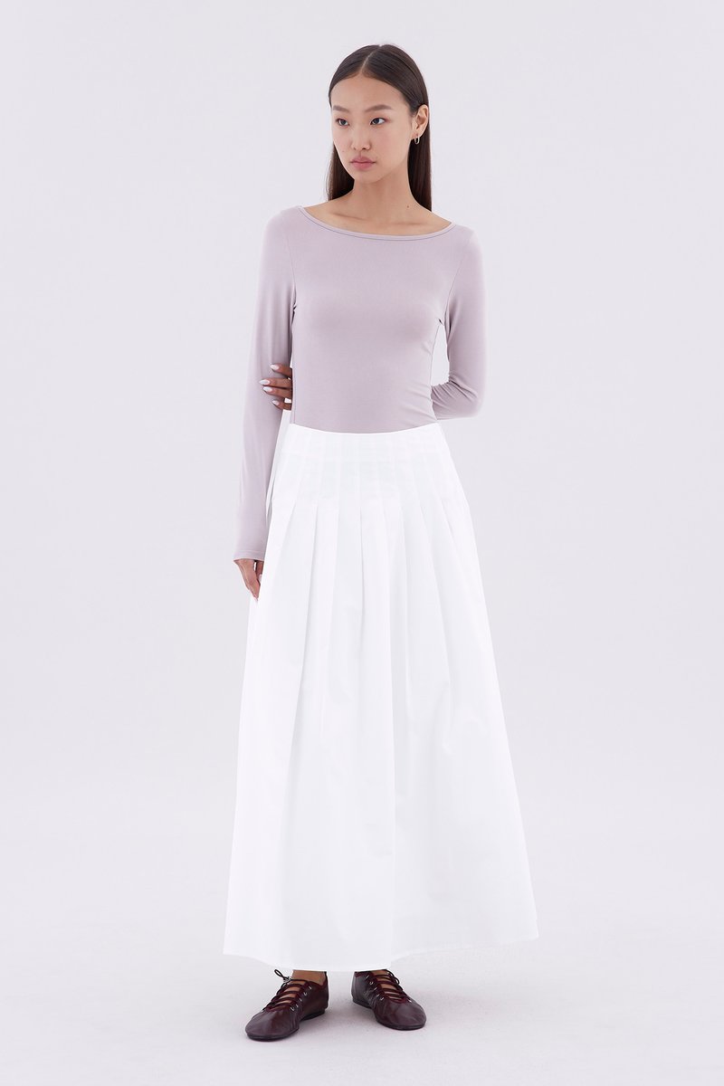 Sonia Pleated Full Skirt