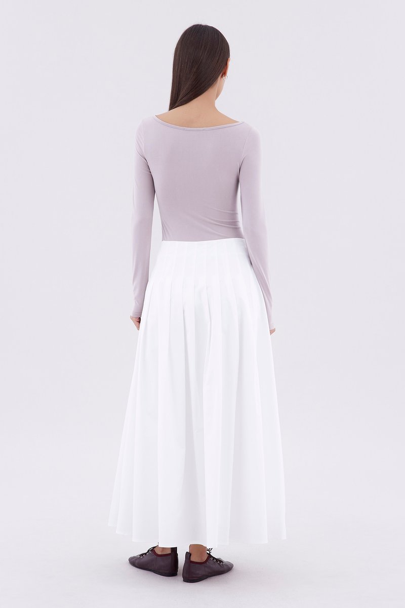 Sonia Pleated Full Skirt